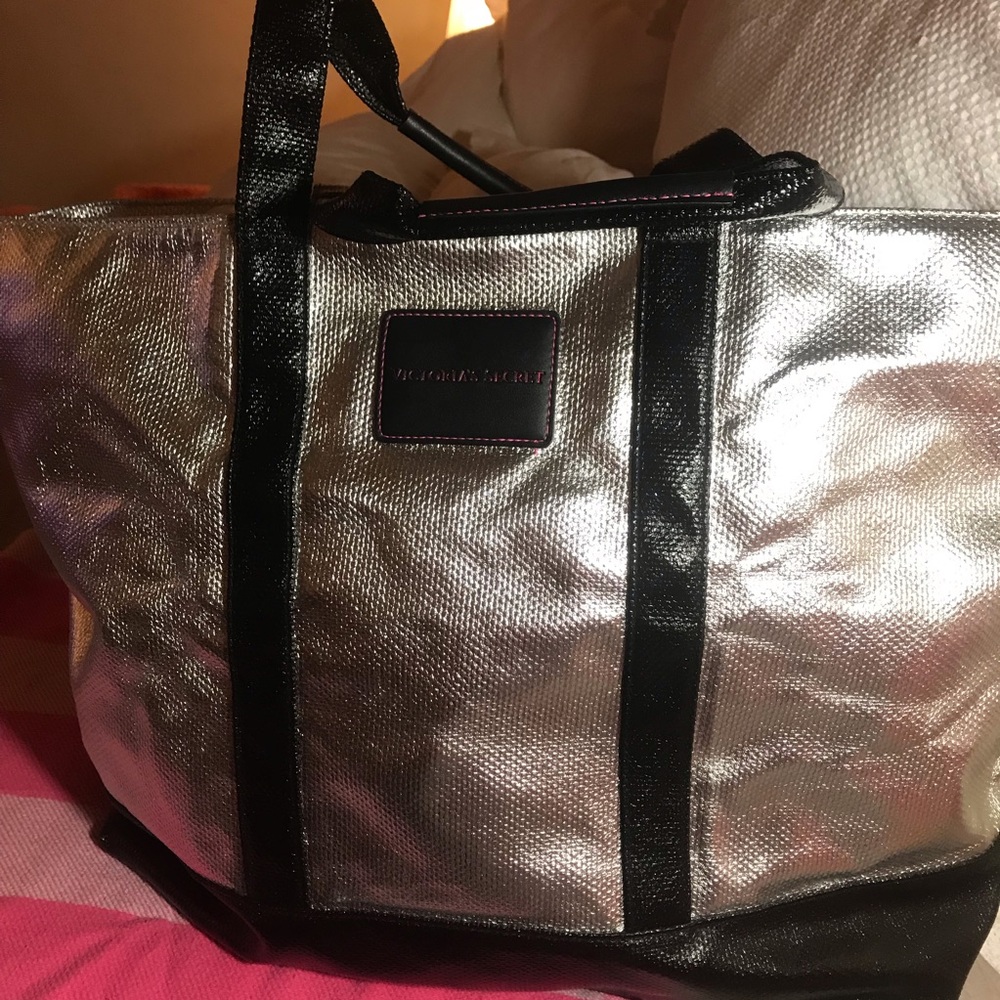 Victoria’s Secret Metallic Tote Bag